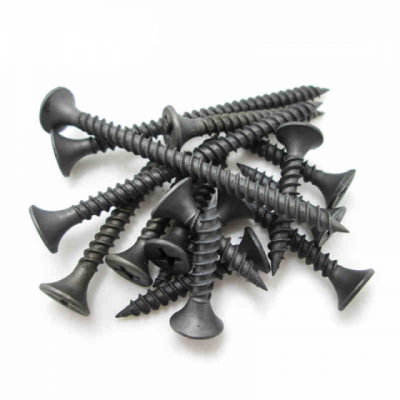 1 Inch Self Screw Grey Oxide Drywall Screw Black Oxide Attaching Drywall Wood Screws